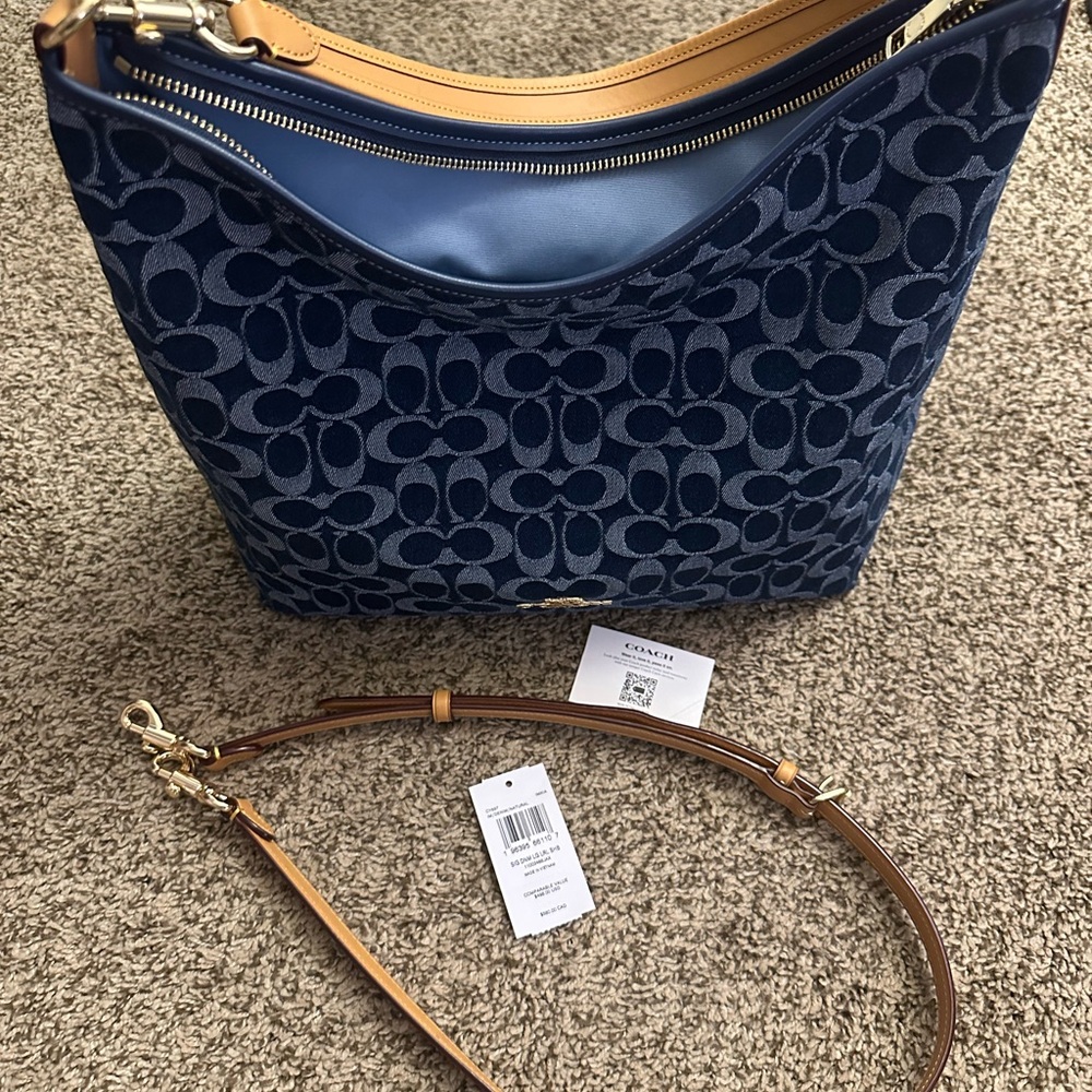 Coach Denim Large Laurel